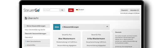 SteuerGo - Deine Steuererklärung plus Steuererstattung